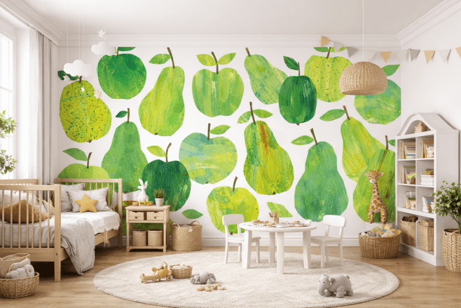 Verdant Orchard Tapestry