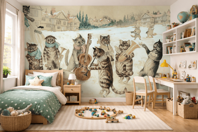 Festive Feline Orchestra