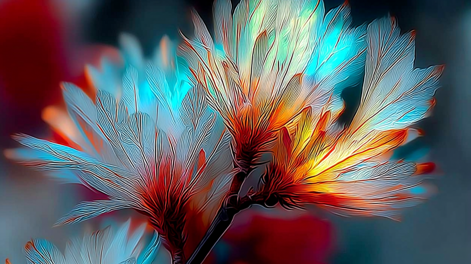 Radiant Quill Bloom