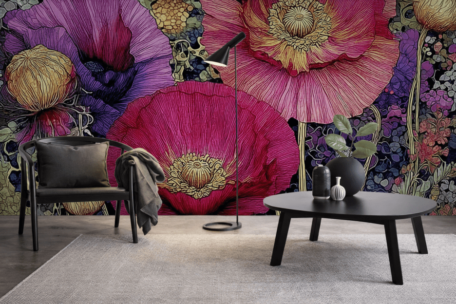 Silken Wildflower Tapestry