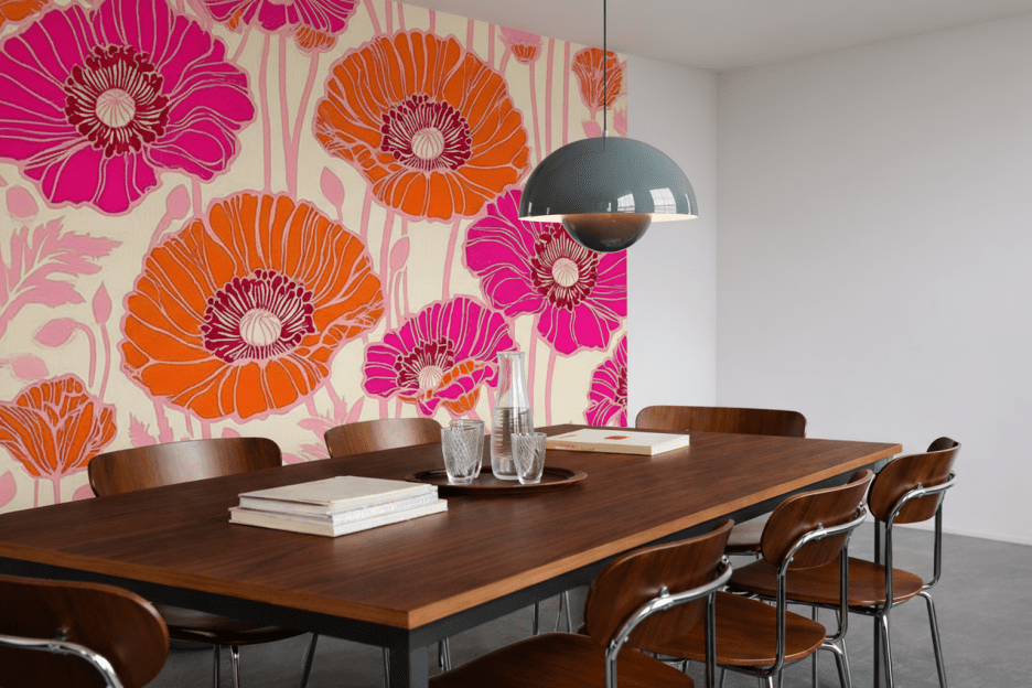 Vibrant Poppy Canvas