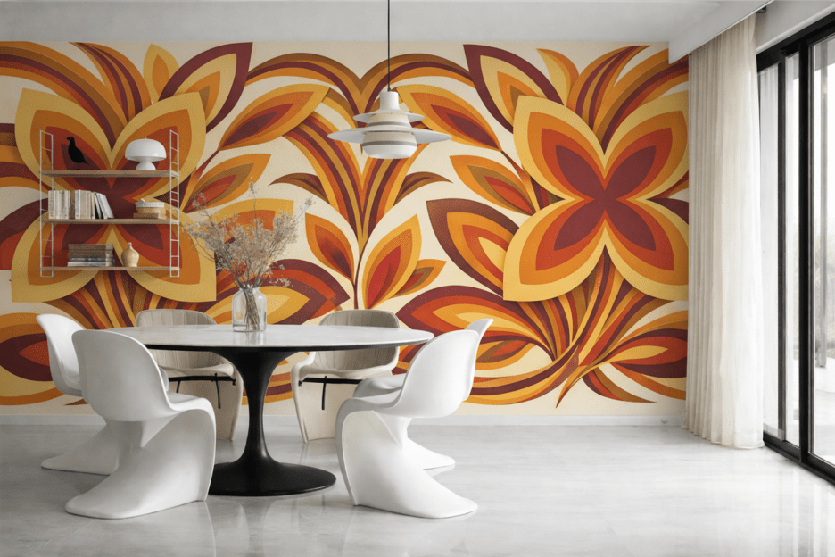 Ink Blossom Tapestry