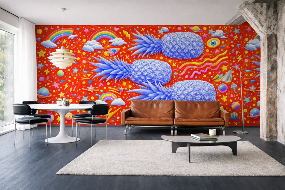 Tropical Pineapple Whimsy