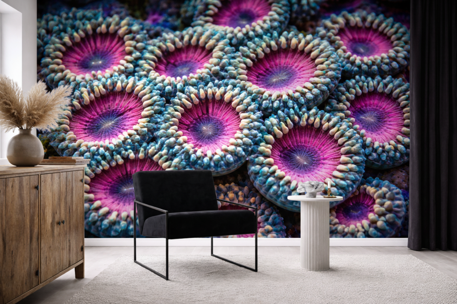 Coral Blossom Mosaic