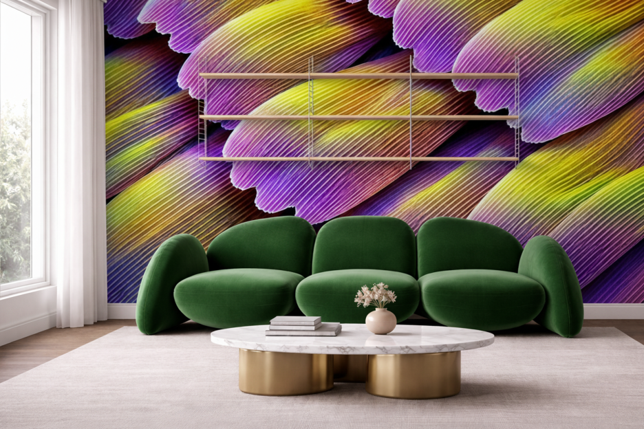 Quartz Feather Mosaic