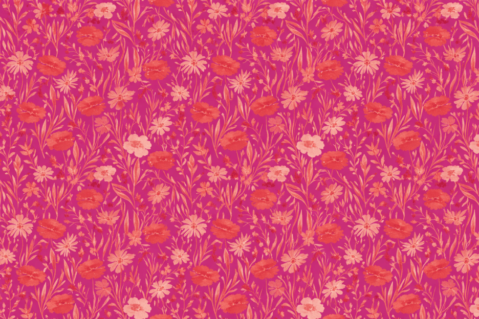 Crimson Blossom Field