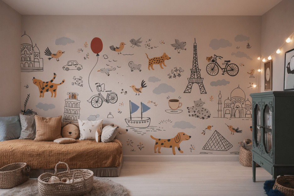 Cartoonish Cityscape