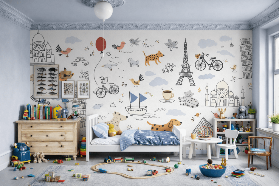 Cartoonish Cityscape