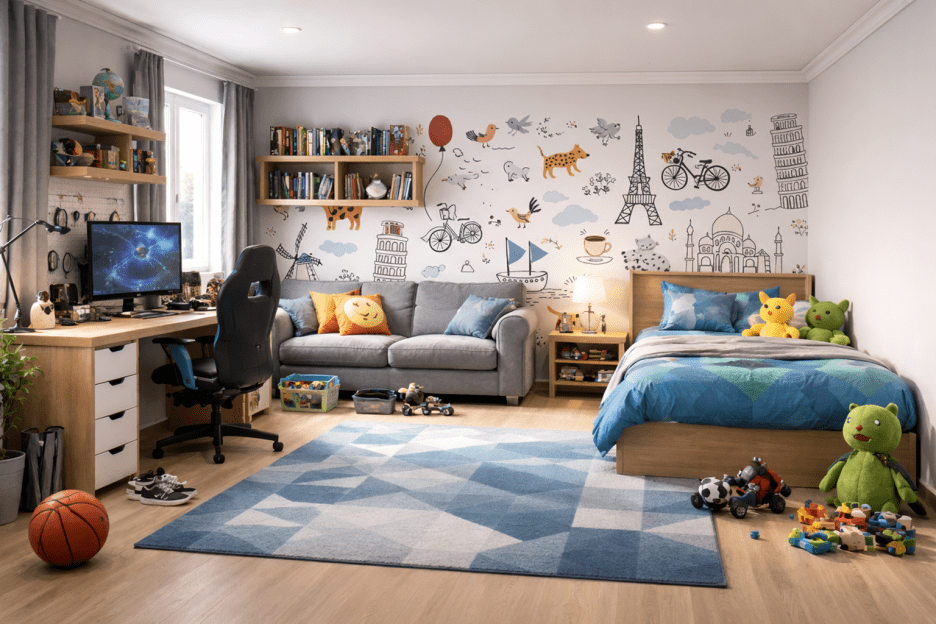 Cartoonish Cityscape