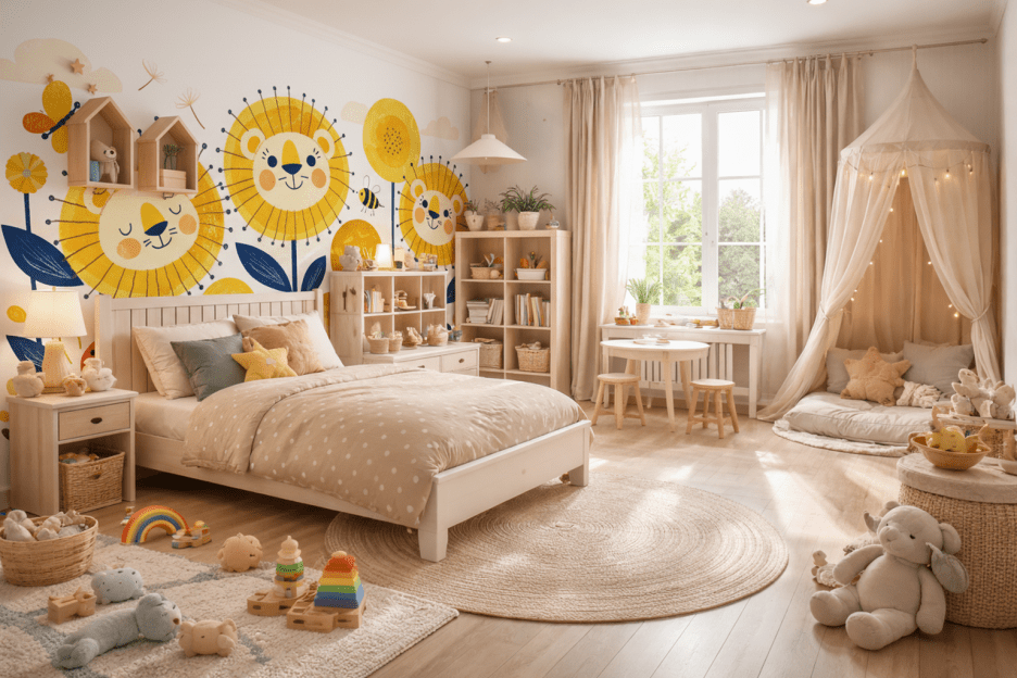 Cheerful Gerbera Mural