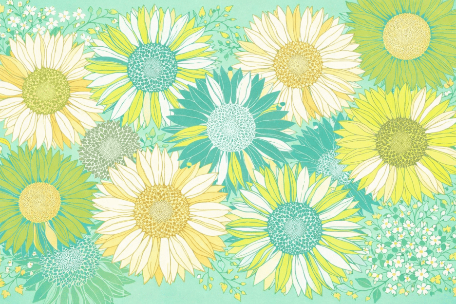 Sunlit Floral Tapestry