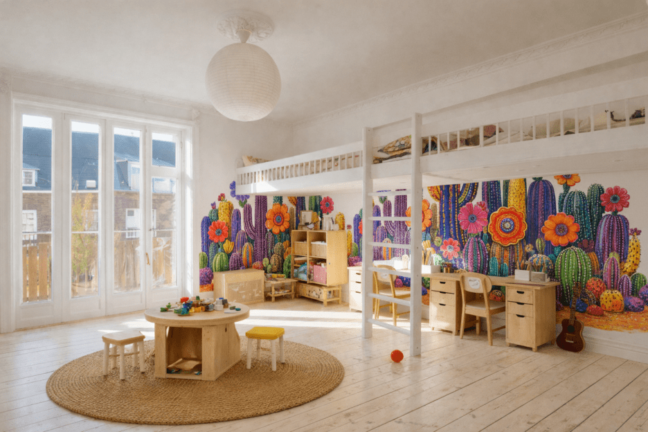 Vibrant Cactus Oasis