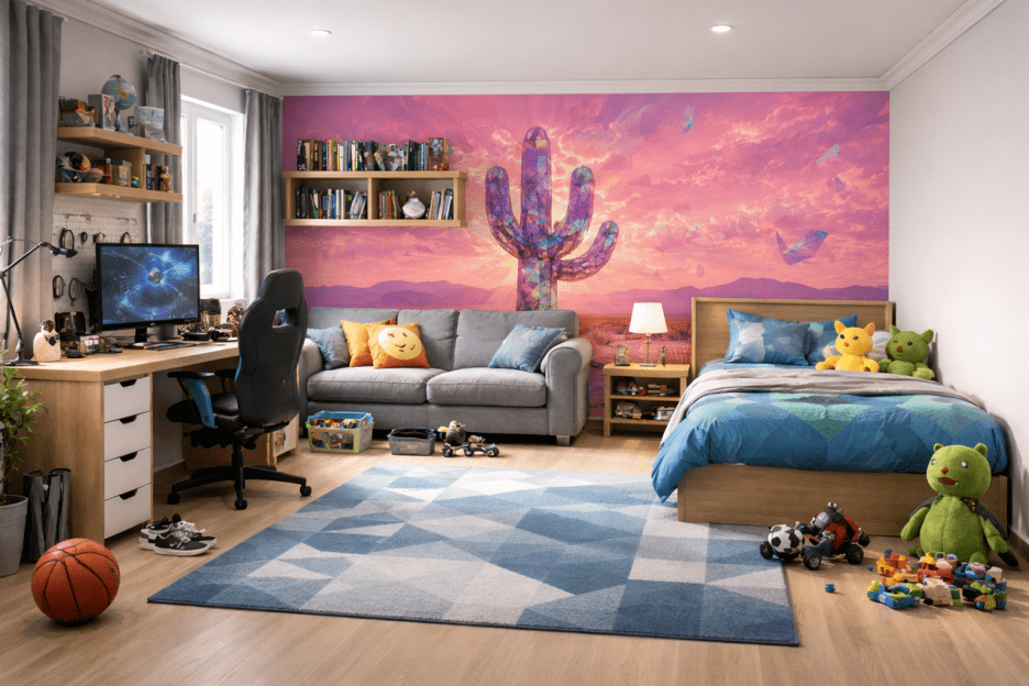 Prismatic Cactus Mirage