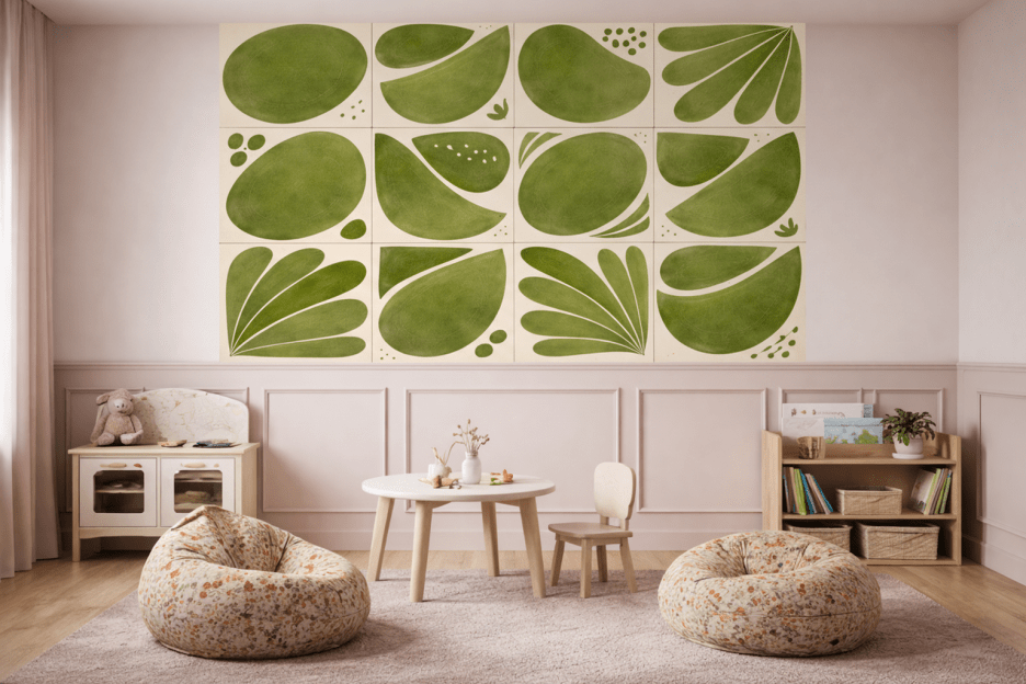 Verdant Palette Mural