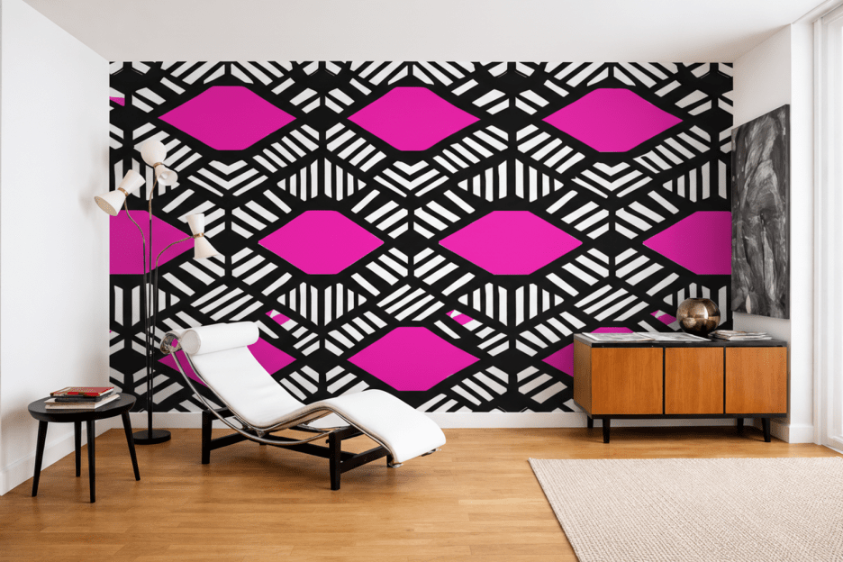 Neon Diamond Matrix