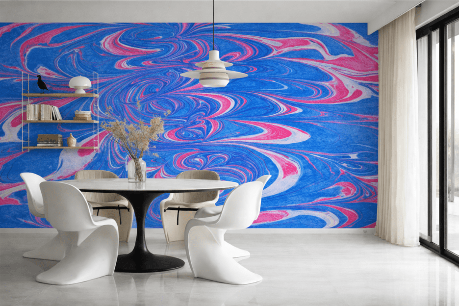 Marbled Azure Swirl