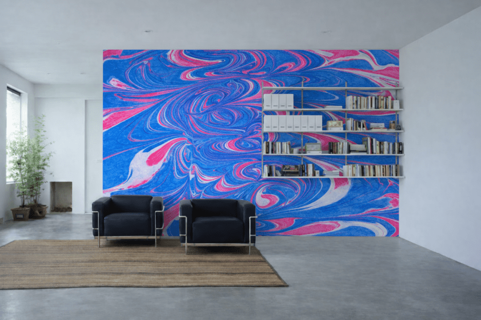 Marbled Azure Swirl