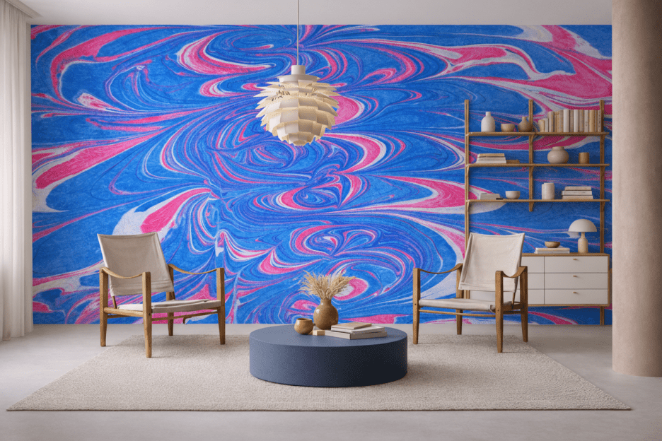 Marbled Azure Swirl
