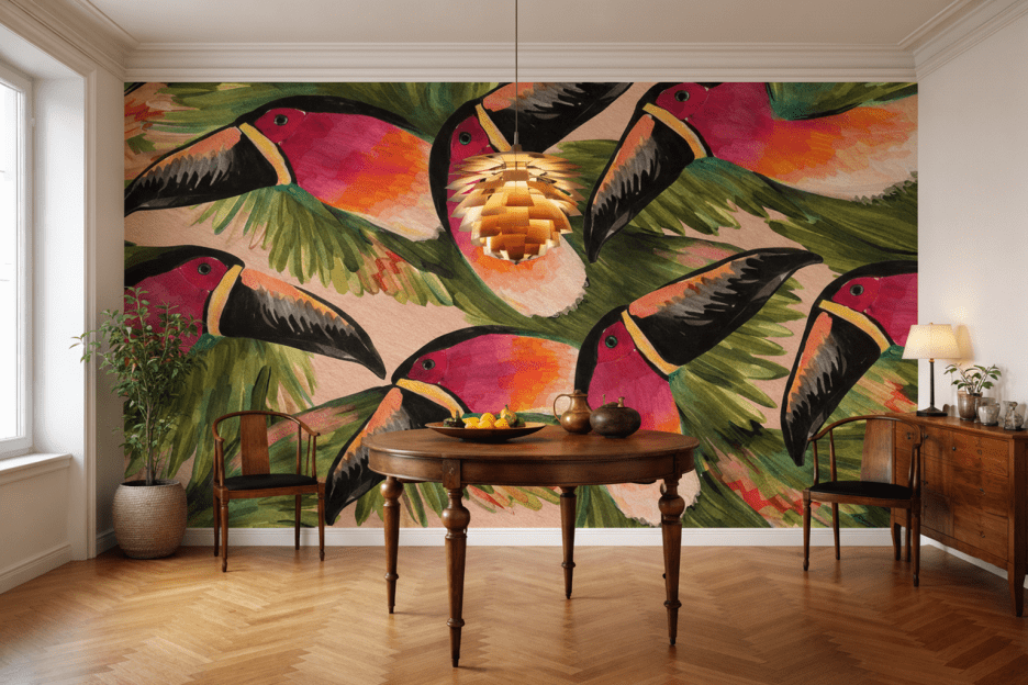 Tropical Toucan Mosaic