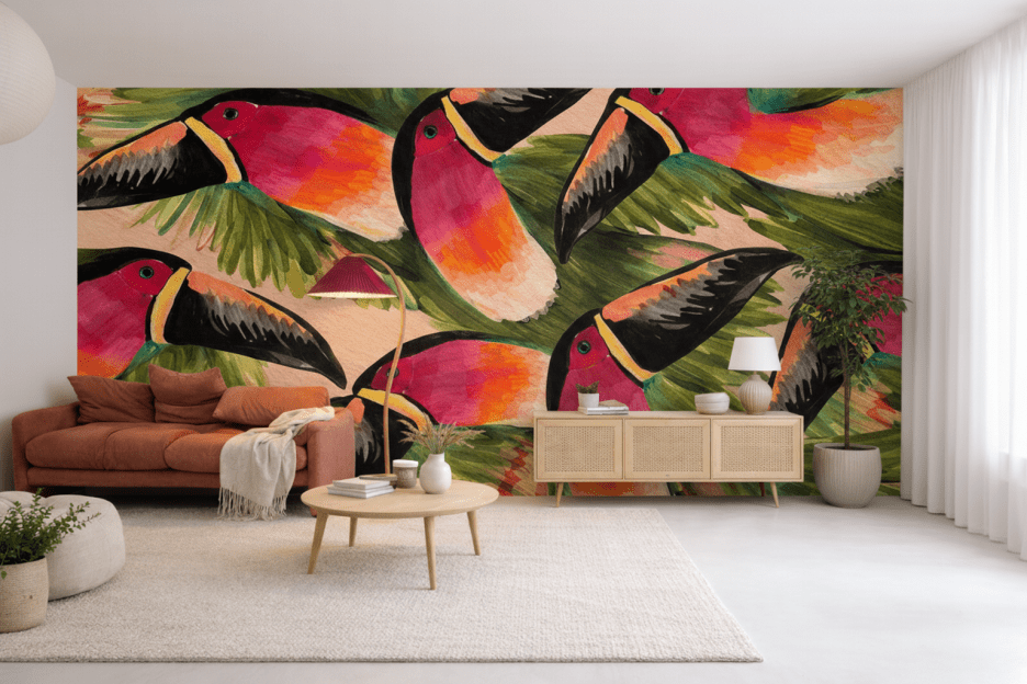 Tropical Toucan Mosaic