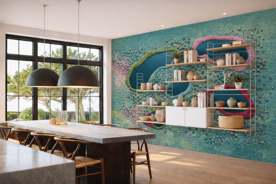 Textured Basin Tapestry