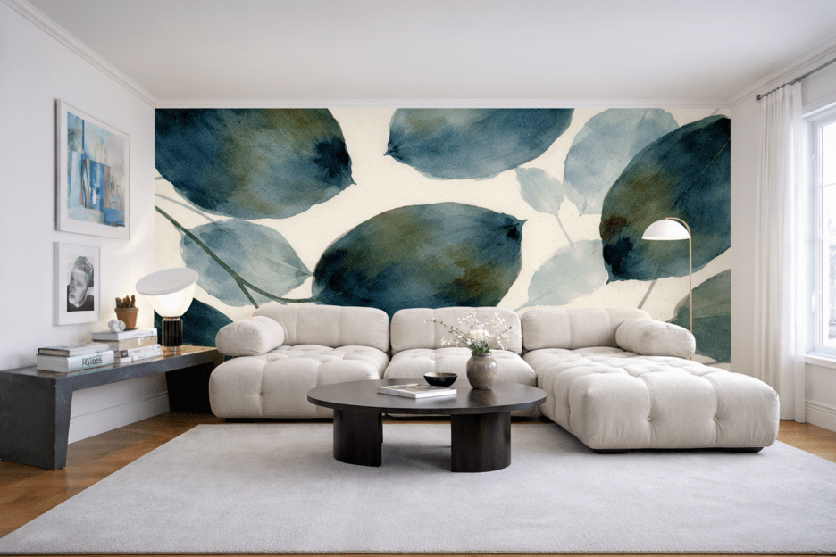 Verdant Indigo Foliage