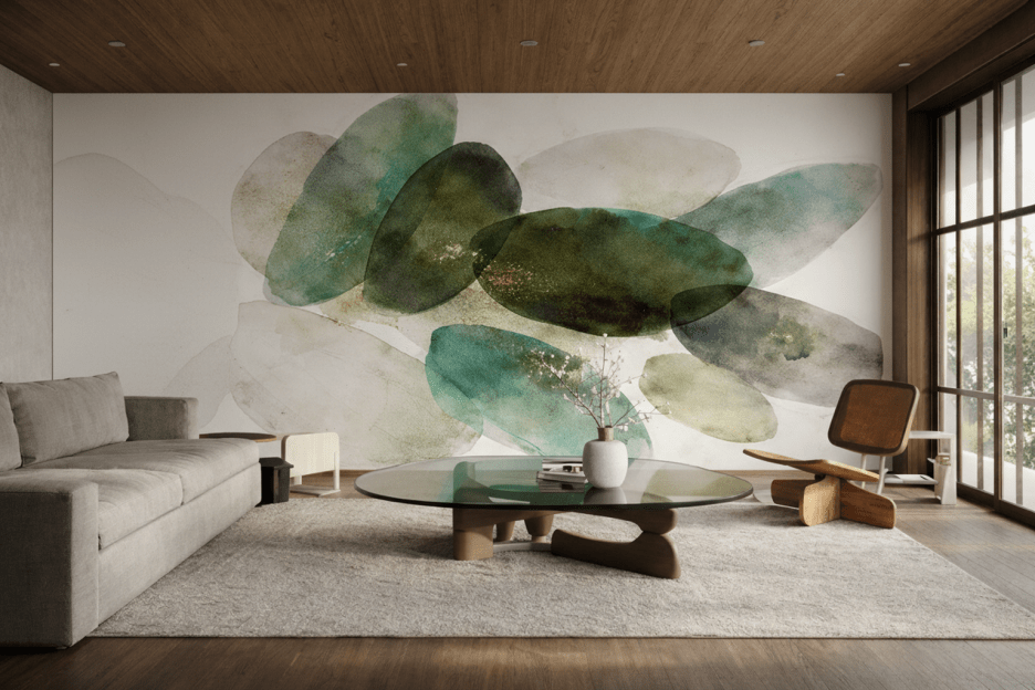 Mossy Pebble Droplets