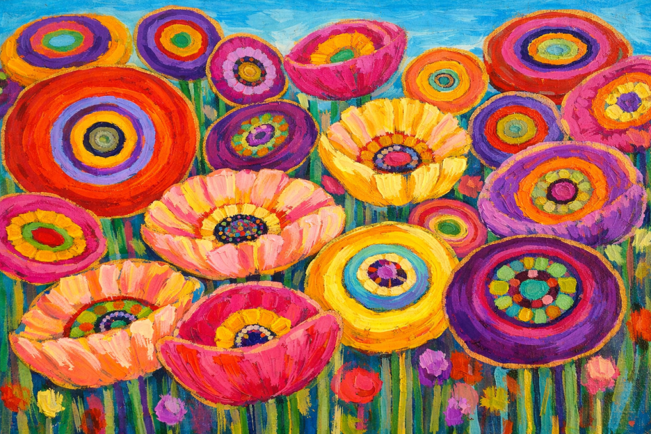 Whimsical Blooming Disks