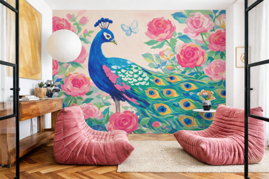 Peacock Blossom Veil