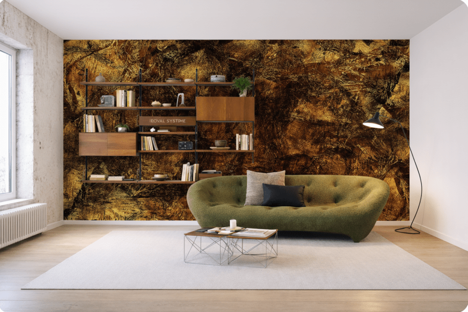 Rustic Gold Veins