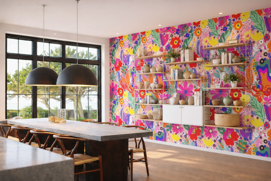 Lush Flora Mosaic
