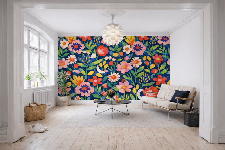 Vibrant Floral Mosaic