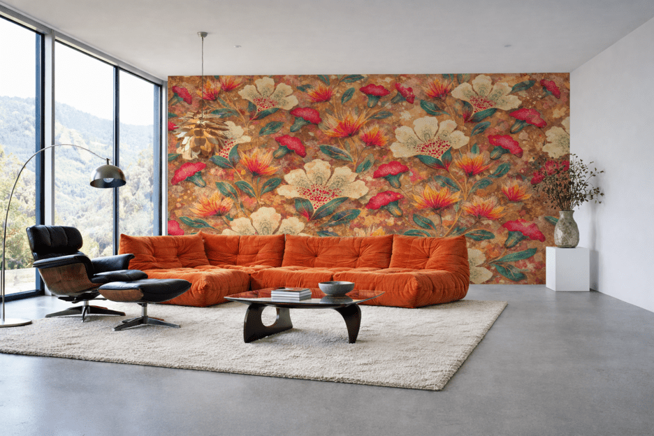 Radiant Petal Mosaic