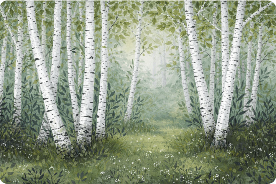 Whispering Birch Grove