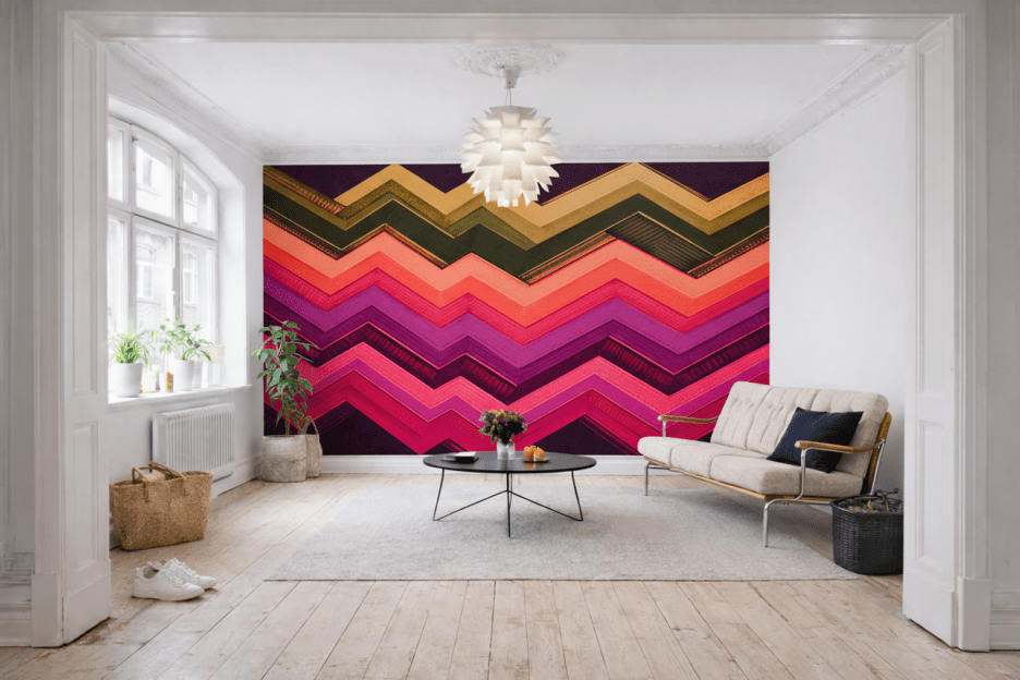 Frosted Zigzag Tapestry