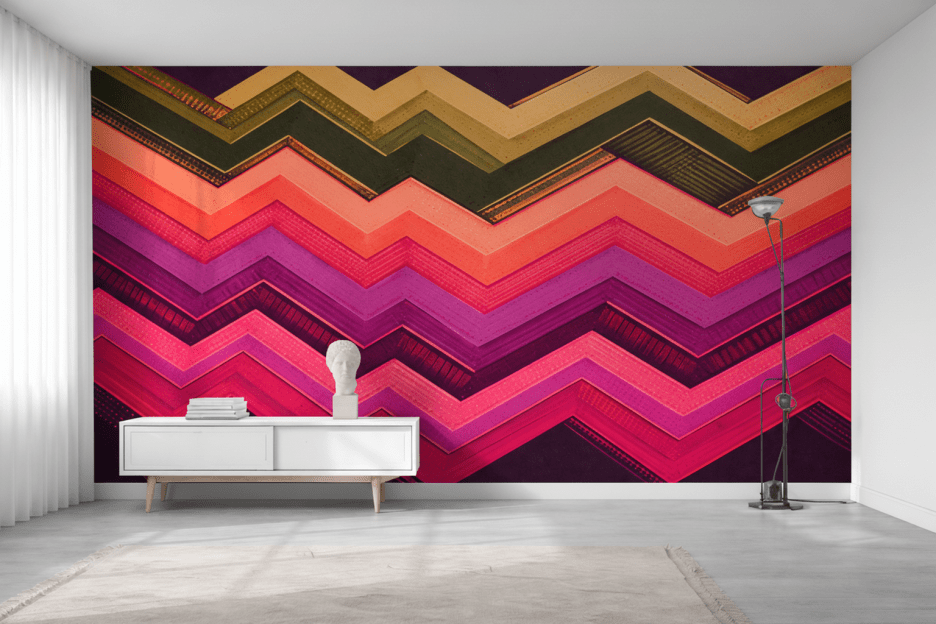 Frosted Zigzag Tapestry