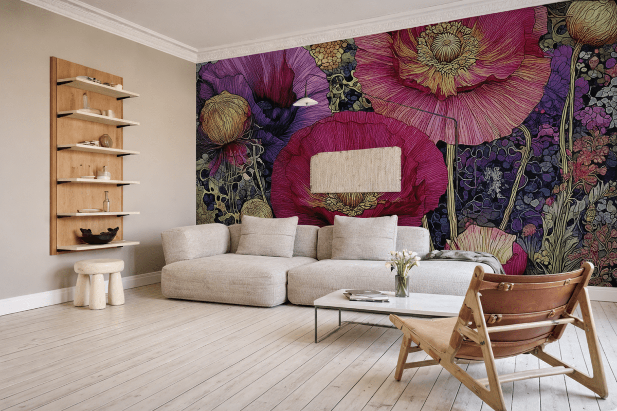 Silken Wildflower Tapestry