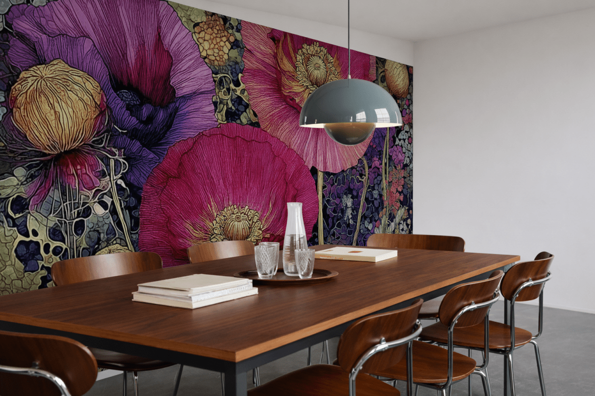 Silken Wildflower Tapestry