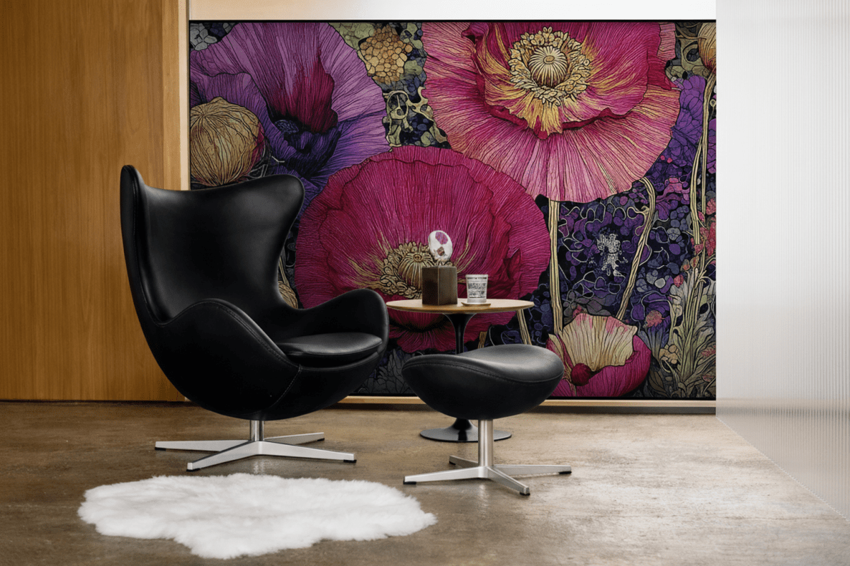 Silken Wildflower Tapestry