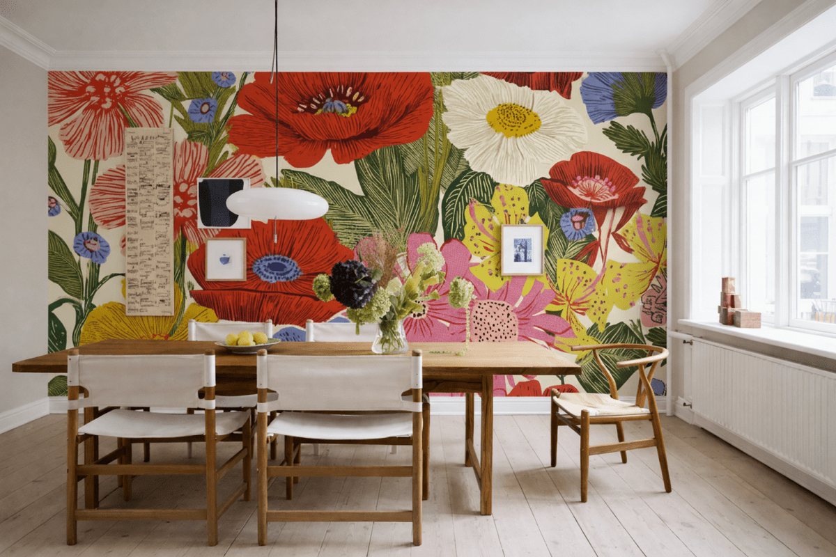 Vibrant Floral Tapestry