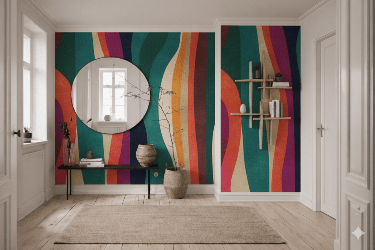 Vintage Rippled Arch