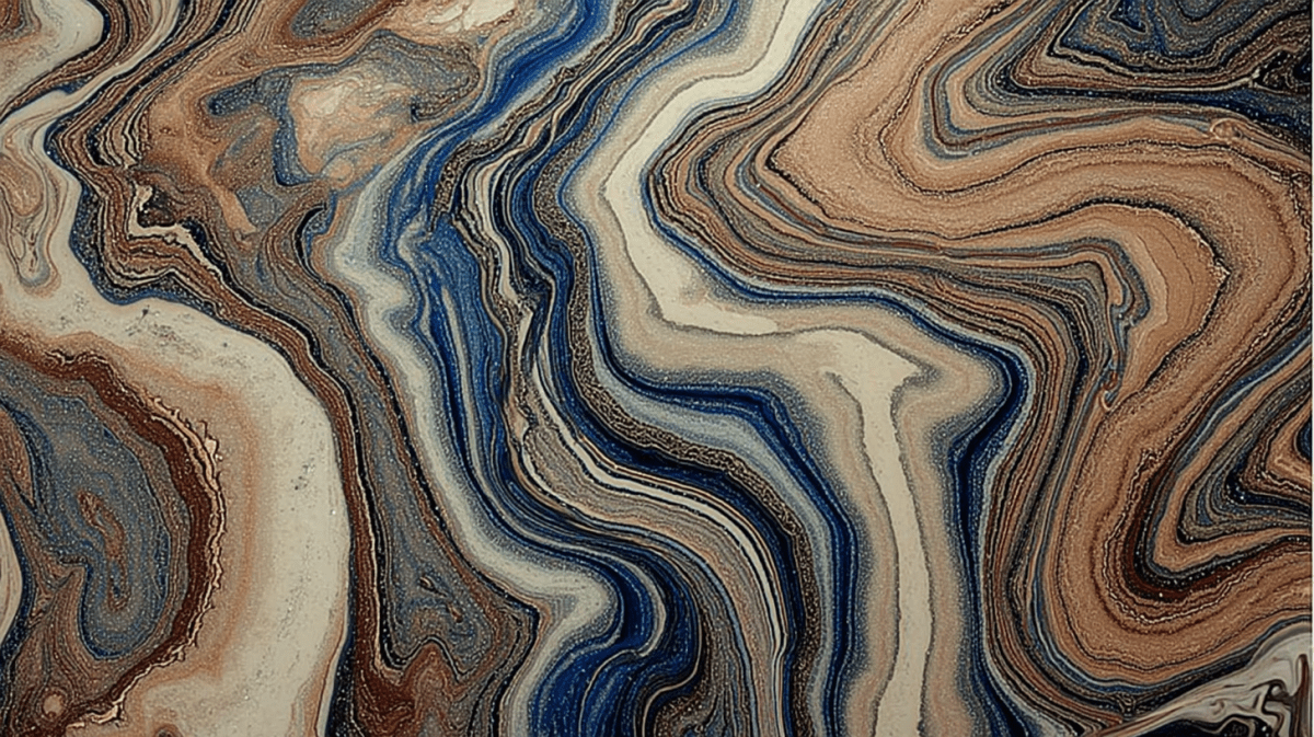 Wavy Terracotta Tides