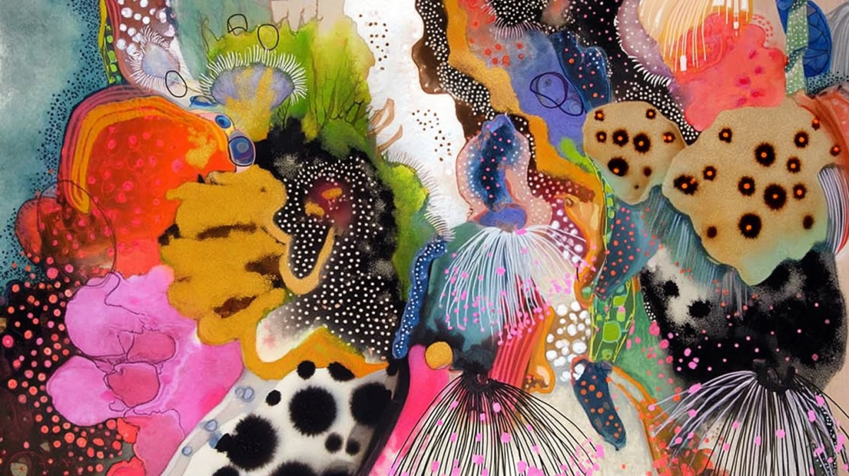 Vibrant Fractal Garden