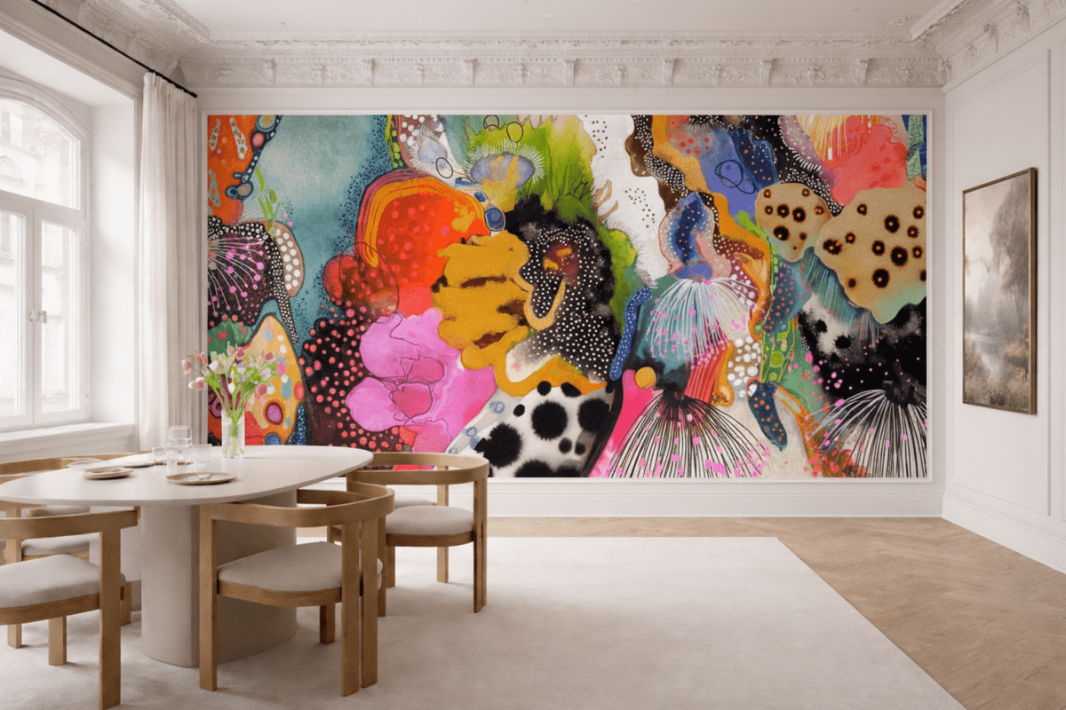 Vibrant Fractal Garden