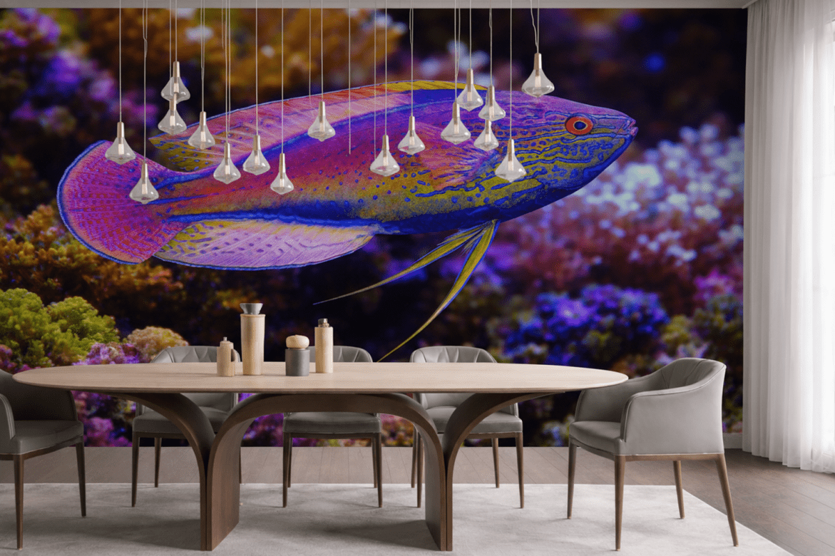 Iridescent Marine Mural