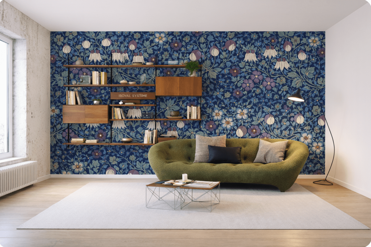 Lunar Blossom Tapestry