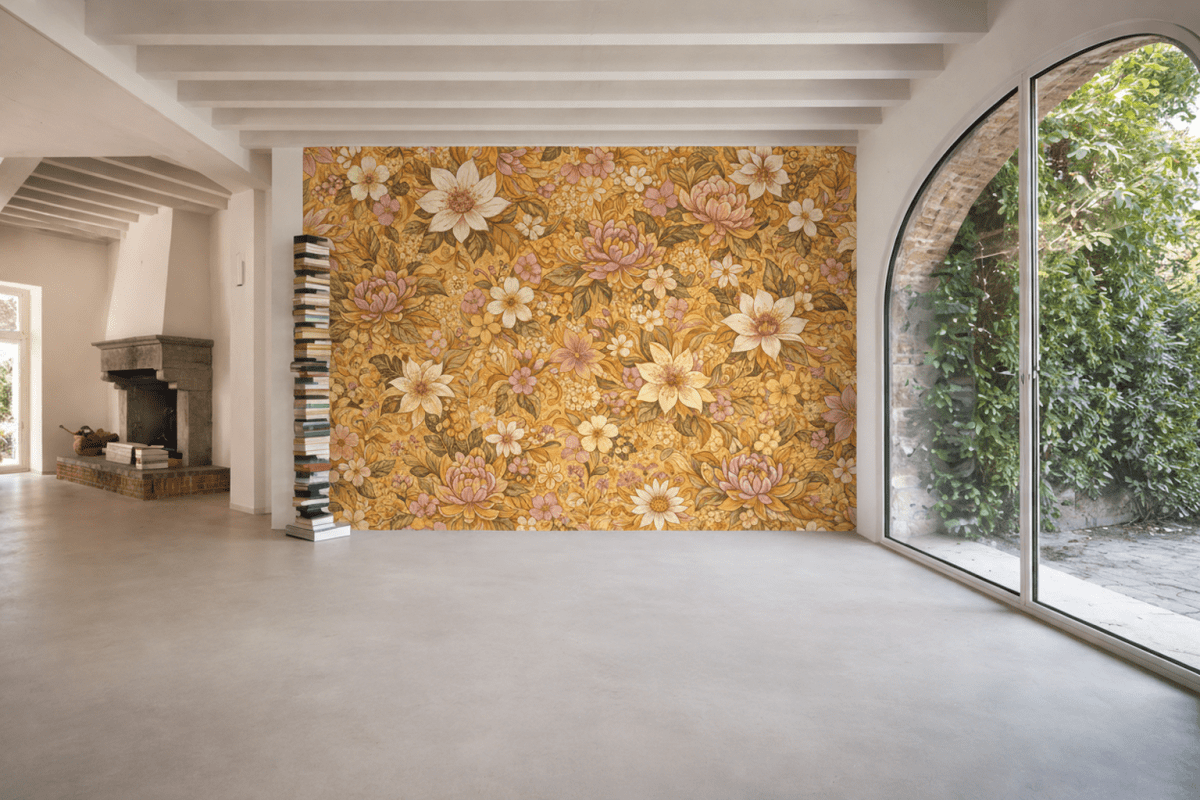 Luminous Petal Mosaic