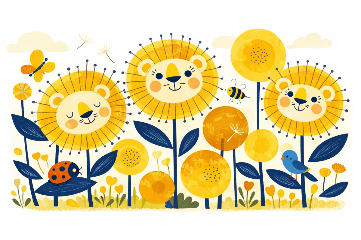 Cheerful Gerbera Mural