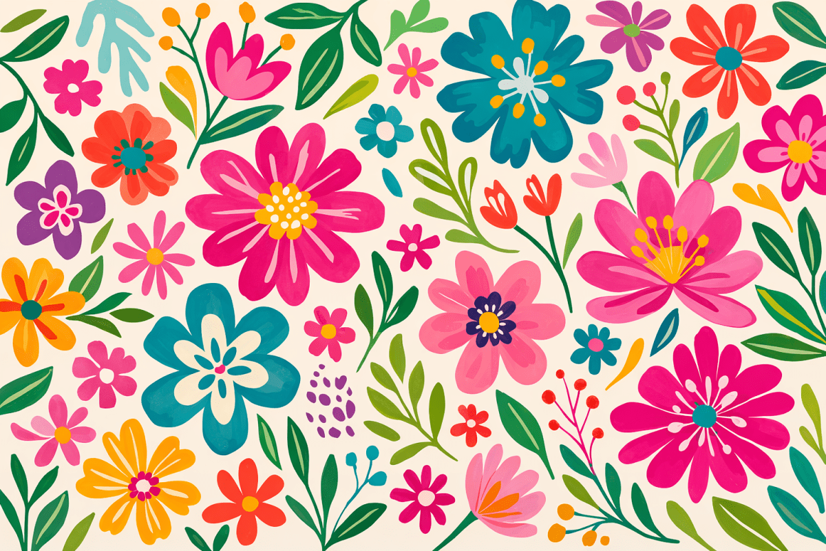 Blooming Tundra Flora