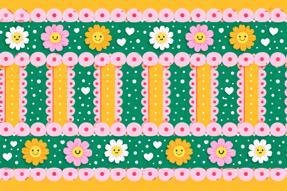 Whimsical Meadow Strip